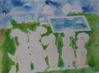 Beginning stages of an original personalized picture cartoon