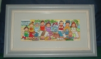 Original personalized picture cartoon for a family reunion