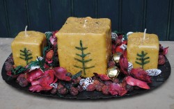 Christmas Tree Cube Candles