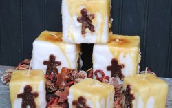 Gingerbread Man Cube Candles