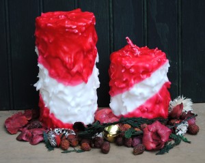 Candy Cane Candle